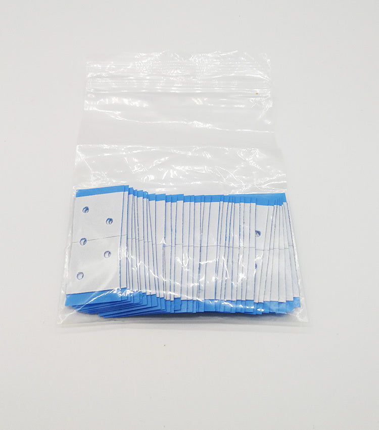 Fake scalp double-sided adhesive hair block blue film